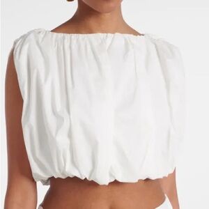 White Women's Crop Top